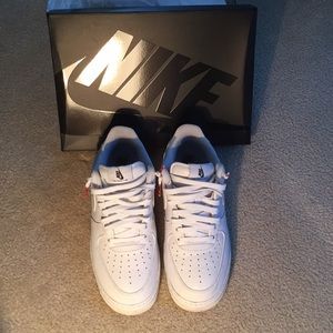 All White Nike Air Force 1 Low